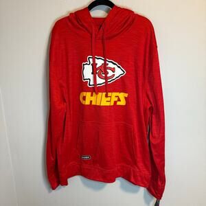 Kansas City Chiefs NFL Combine Athletic Hoodie Sweatshirt Men’s Size XXL New NWT
